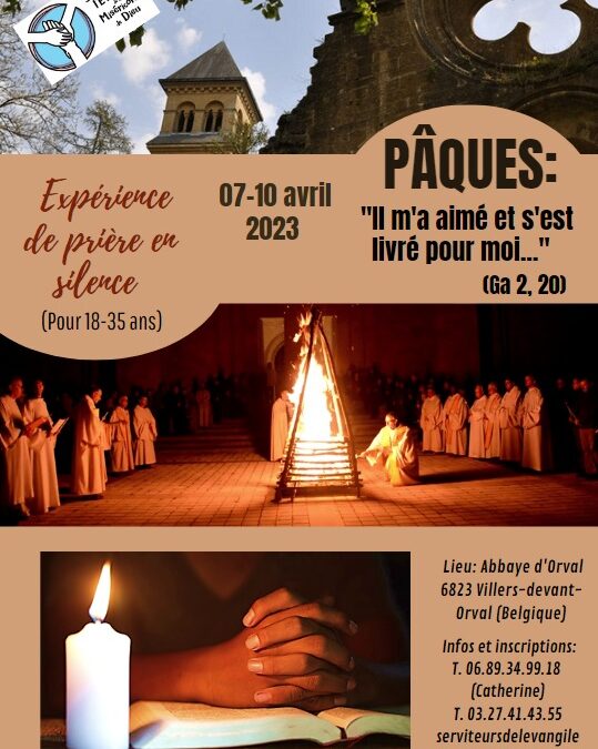 Pâques, expérience de prière et de silence